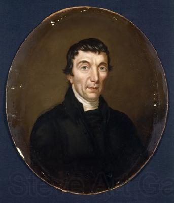 William Roos Portrait in oils of Welsh preacher John Elias France oil painting art